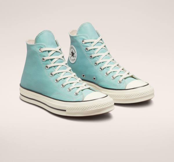 Tenis Cano Alto Converse Chuck 70 Pastel Polyester Pretas | CV-341KJH