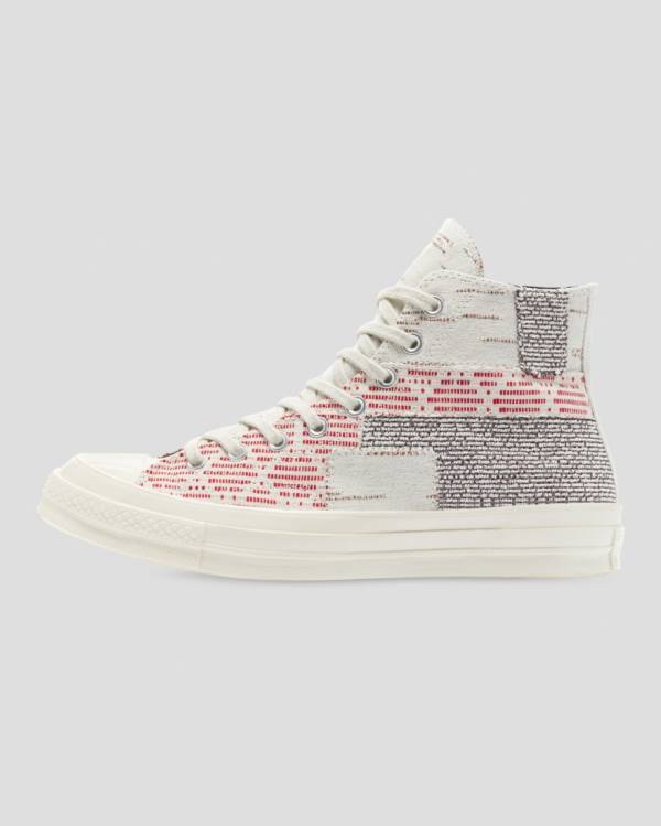 Tenis Cano Alto Converse Chuck 70 Patchwork Rosa Cinzentas | CV-742RWF