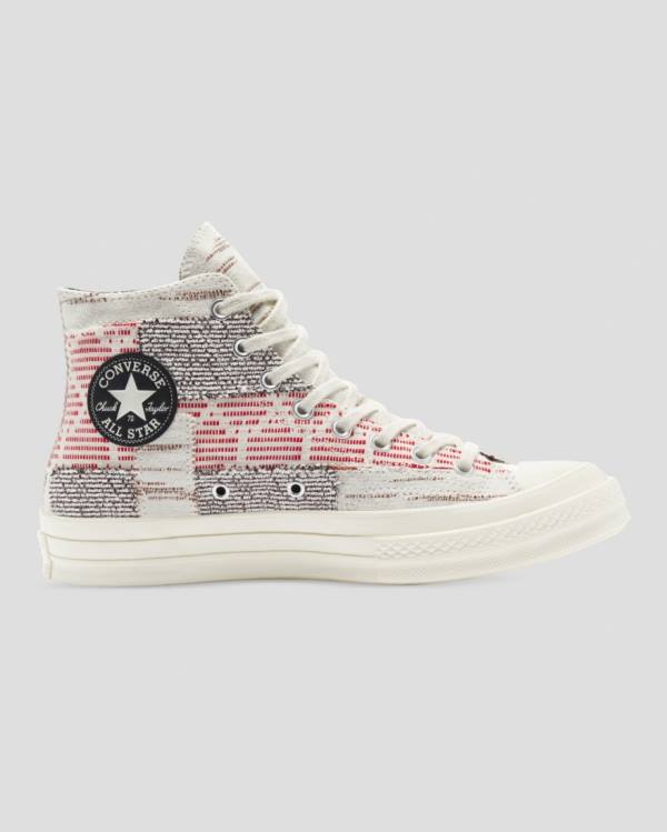 Tenis Cano Alto Converse Chuck 70 Patchwork Rosa Cinzentas | CV-742RWF