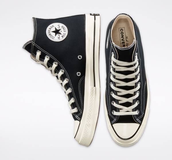 Tenis Cano Alto Converse Chuck 70 Pretas | CV-042MUI