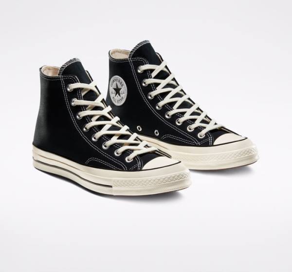 Tenis Cano Alto Converse Chuck 70 Pretas | CV-042MUI