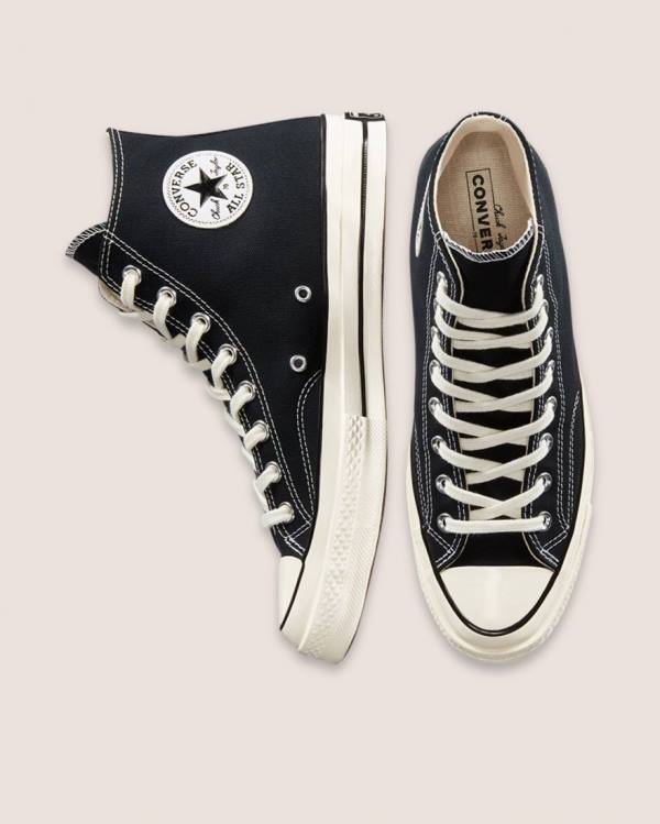 Tenis Cano Alto Converse Chuck 70 Pretas | CV-317FDM