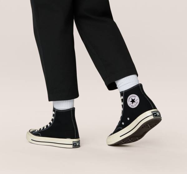 Tenis Cano Alto Converse Chuck 70 Pretas | CV-930RXN