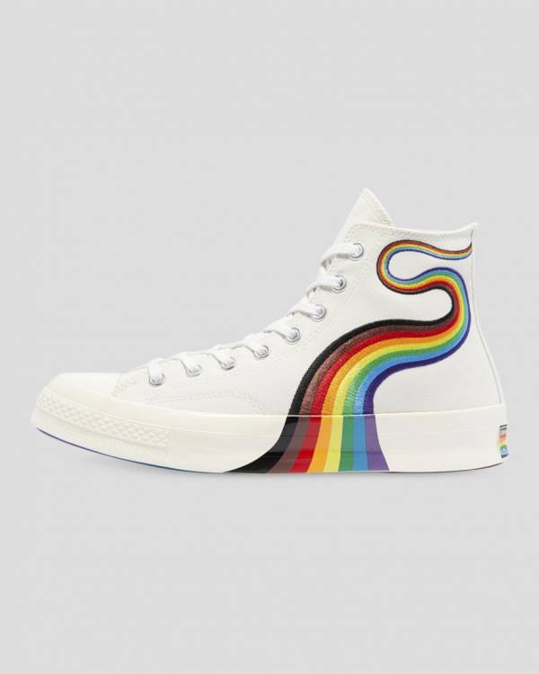 Tenis Cano Alto Converse Chuck 70 Pride Bege | CV-403ELT