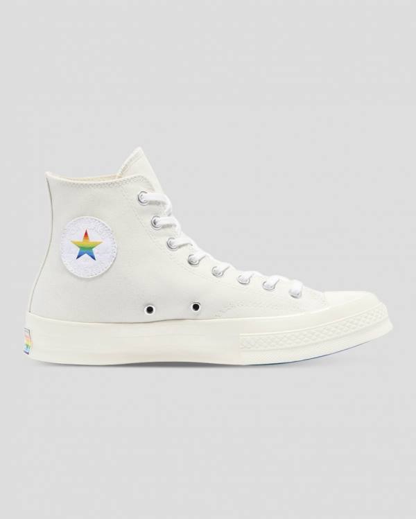 Tenis Cano Alto Converse Chuck 70 Pride Bege | CV-403ELT