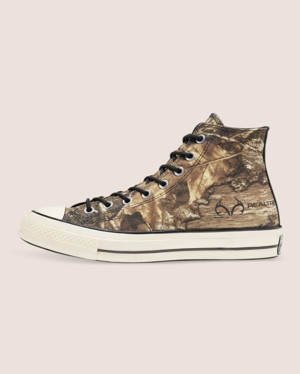 Tenis Cano Alto Converse Chuck 70 Realtree Edge Camo Print Utility Marrom | CV-401JYX