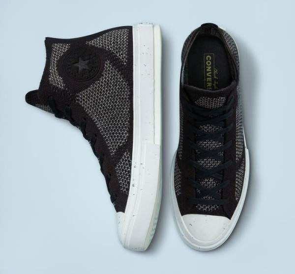 Tenis Cano Alto Converse Chuck 70 Renew Redux Pretas Azuis | CV-860LJO