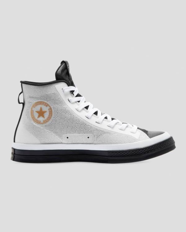 Tenis Cano Alto Converse Chuck 70 Then & Now Pretas Branco | CV-860BUQ