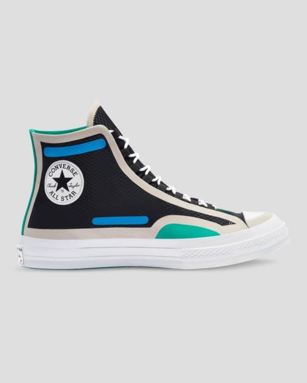 Tenis Cano Alto Converse Chuck 70 Trilha Pretas | CV-083LGR