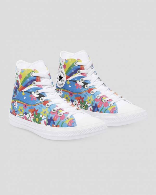 Tenis Cano Alto Converse Chuck Taylor All Star Pride Multicoloridas | CV-045HZX