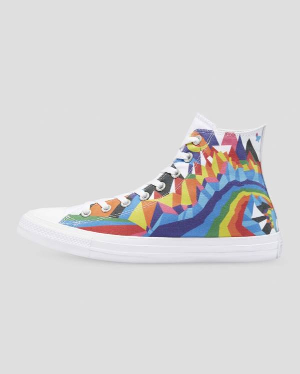 Tenis Cano Alto Converse Chuck Taylor All Star Pride Multicoloridas | CV-045HZX