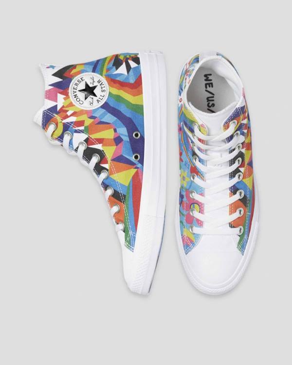 Tenis Cano Alto Converse Chuck Taylor All Star Pride Multicoloridas | CV-045HZX