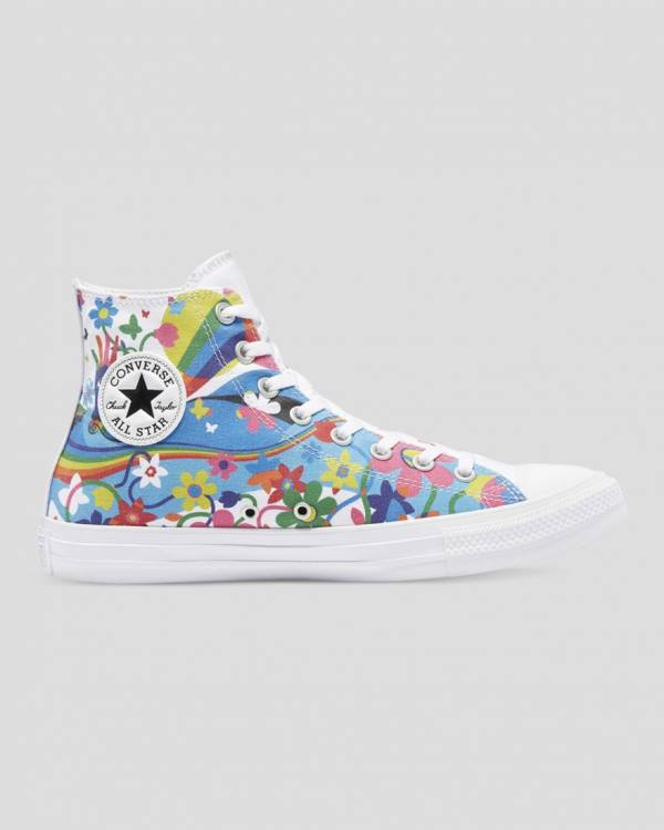 Tenis Cano Alto Converse Chuck Taylor All Star Pride Multicoloridas | CV-045HZX