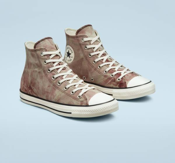 Tenis Cano Alto Converse Chuck Taylor All Star Washed Lona Pretas | CV-065FWX