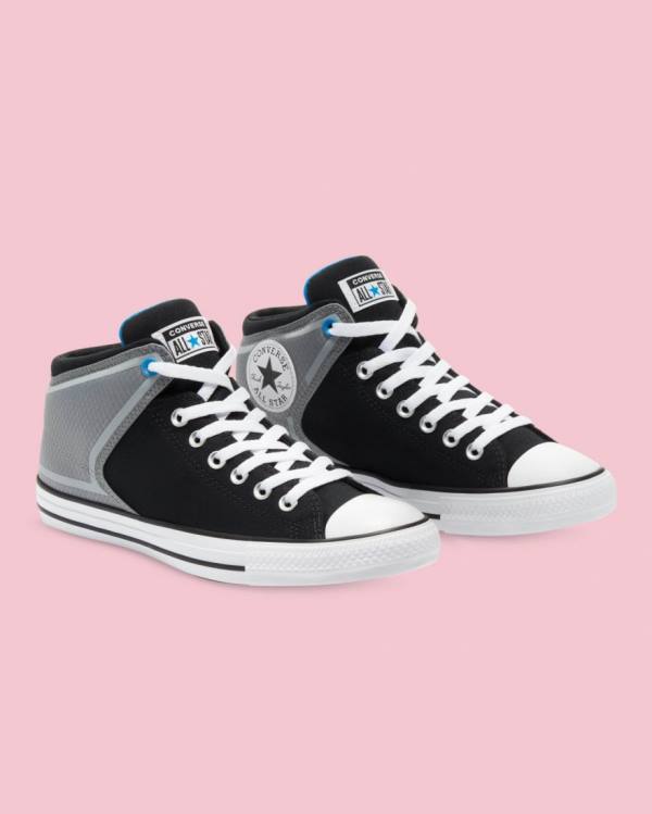 Tenis Cano Alto Converse Chuck Taylor All Star High Street Pretas | CV-078ZGP