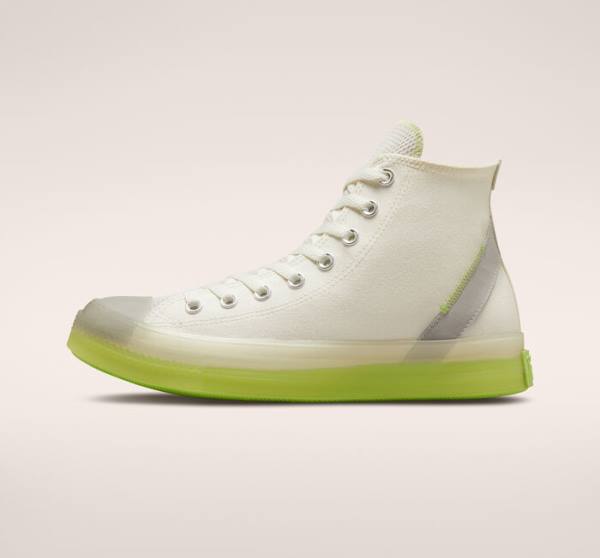 Tenis Cano Alto Converse Chuck Taylor All Star CX Crafted Stripes Luz Verdes | CV-083FJQ