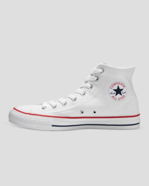 Tenis Cano Alto Converse Chuck Taylor All Star Pro Lona Branco | CV-120RHP