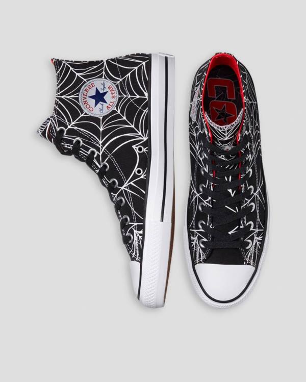 Tenis Cano Alto Converse Chuck Taylor All Star Pro Roll Up Pretas | CV-125XTV