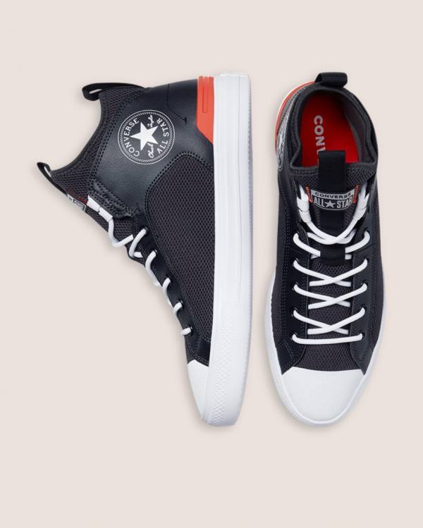 Tenis Cano Alto Converse Chuck Taylor All Star Summer Daze Ultra Pretas | CV-154PWD