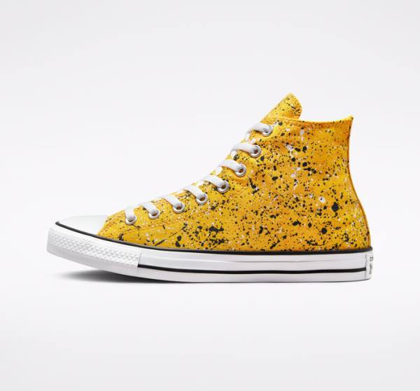 Tenis Cano Alto Converse Chuck Taylor All Star Archive Paint Splatter Branco | CV-185HKO