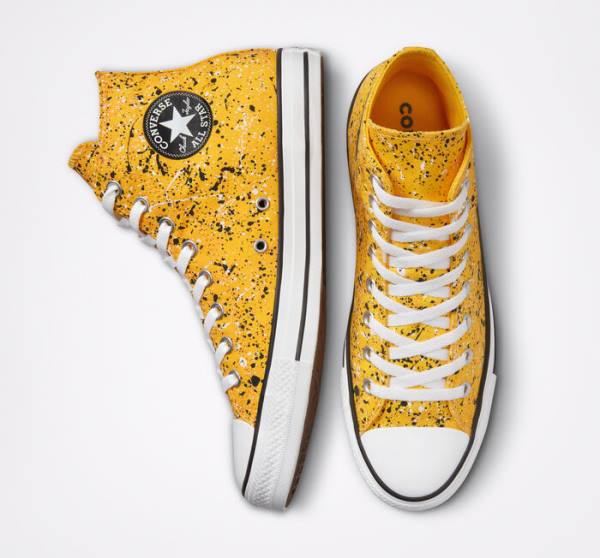 Tenis Cano Alto Converse Chuck Taylor All Star Archive Paint Splatter Branco | CV-185HKO