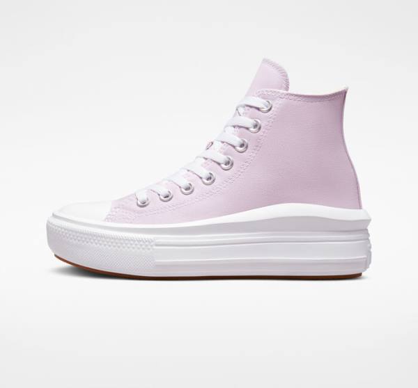 Tenis Cano Alto Converse Chuck Taylor All Star Move Plataforma Seasonal Color Branco Branco | CV-192GMA