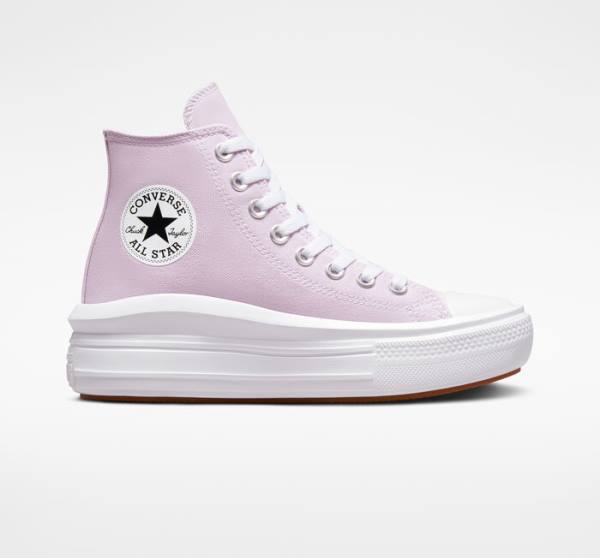 Tenis Cano Alto Converse Chuck Taylor All Star Move Plataforma Seasonal Color Branco Branco | CV-192GMA