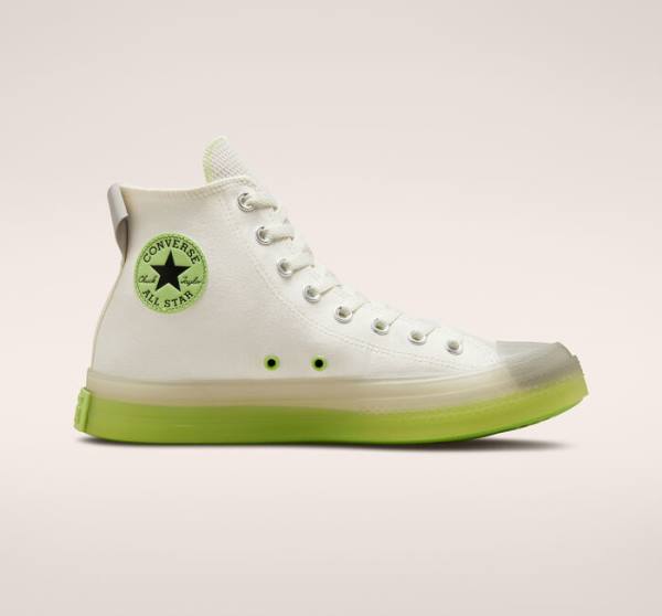 Tenis Cano Alto Converse Chuck Taylor All Star CX Crafted Stripes Luz Verdes | CV-214BWN