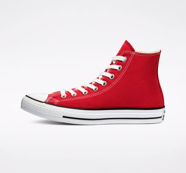 Tenis Cano Alto Converse Chuck Taylor All Star Classicos Vermelhas | CV-271DLY