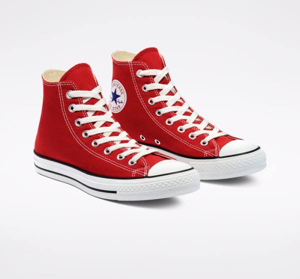 Tenis Cano Alto Converse Chuck Taylor All Star Classicos Vermelhas | CV-271DLY