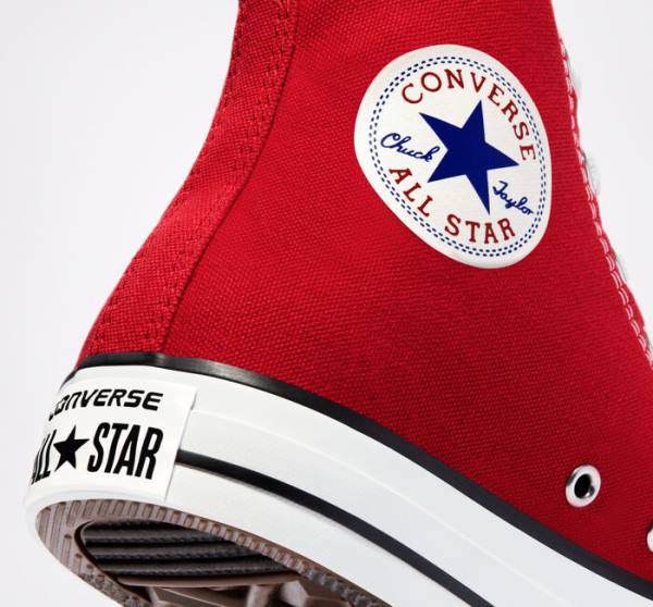 Tenis Cano Alto Converse Chuck Taylor All Star Classicos Vermelhas | CV-271DLY