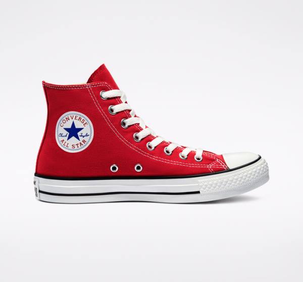 Tenis Cano Alto Converse Chuck Taylor All Star Classicos Vermelhas | CV-271DLY