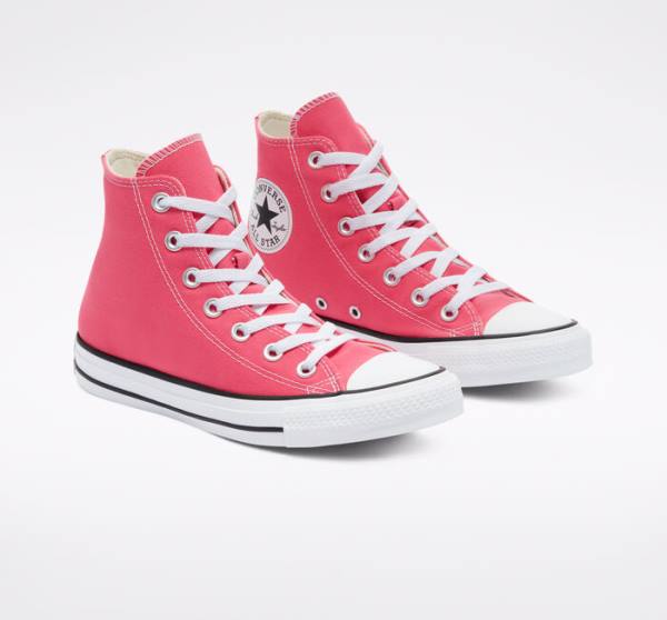 Tenis Cano Alto Converse Chuck Taylor All Star Seasonal Color Rosa | CV-290HFQ