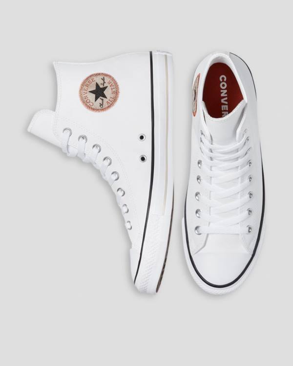 Tenis Cano Alto Converse Chuck Taylor All Star Summer Daze SL Branco | CV-319JTU