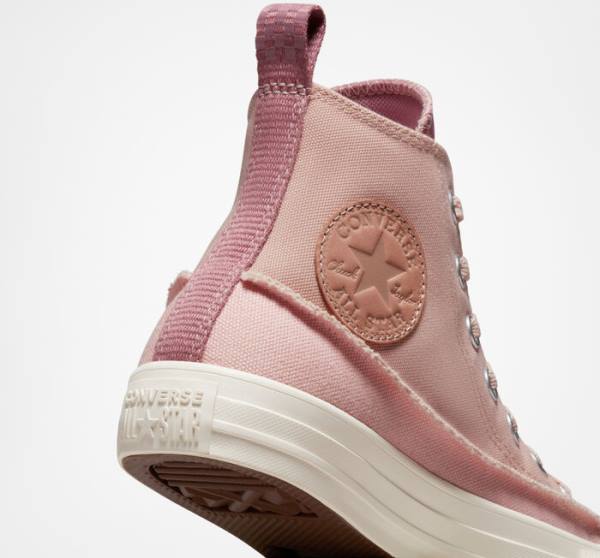 Tenis Cano Alto Converse Chuck Taylor All Star Crafted Lona Rosa Rosa Rosa | CV-326GHK