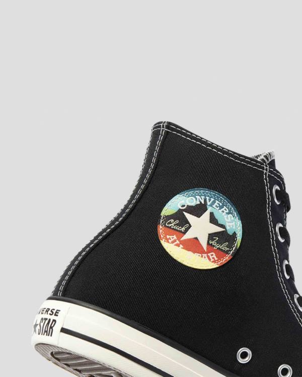 Tenis Cano Alto Converse Chuck Taylor All Star National Parks Patch Pretas | CV-345VAS