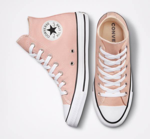 Tenis Cano Alto Converse Chuck Taylor All Star Seasonal Color Rosa | CV-372WLK