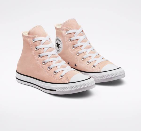 Tenis Cano Alto Converse Chuck Taylor All Star Seasonal Color Rosa | CV-372WLK