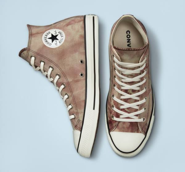 Tenis Cano Alto Converse Chuck Taylor All Star Washed Lona Pretas | CV-382MDT