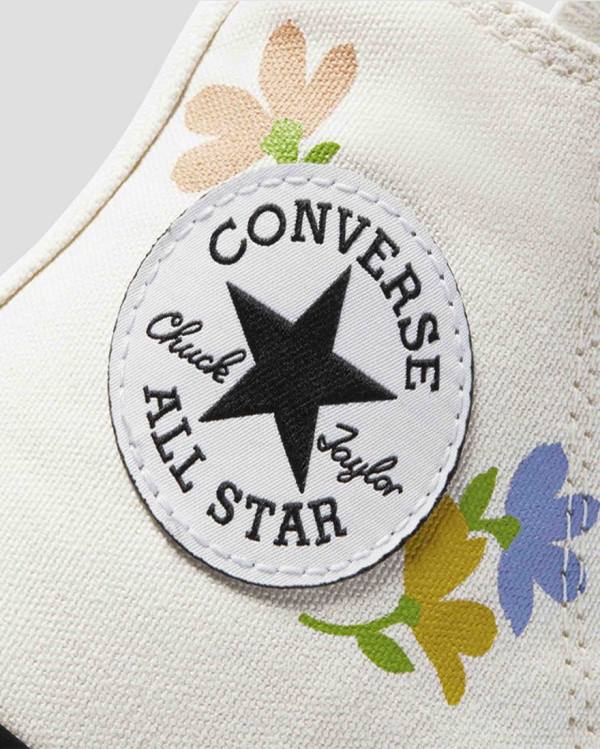 Tenis Cano Alto Converse Chuck Taylor All Star Garden Party Bege | CV-461RXQ