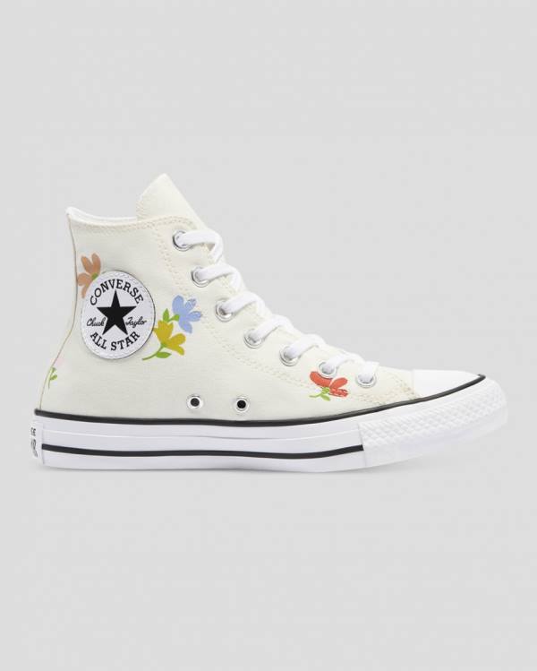 Tenis Cano Alto Converse Chuck Taylor All Star Garden Party Bege | CV-461RXQ