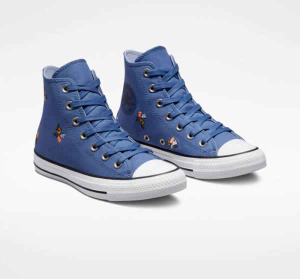 Tenis Cano Alto Converse Chuck Taylor All Star We Are Stronger Together Azuis Azul Anil | CV-465LFU