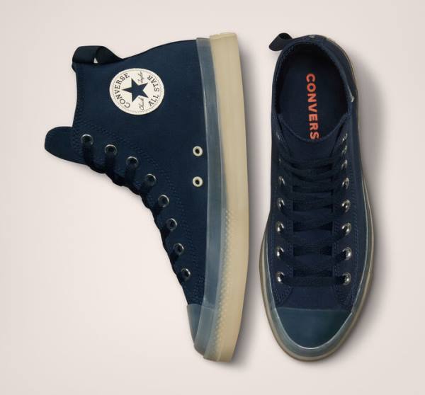 Tenis Cano Alto Converse Chuck Taylor All Star CX Seasonal Color Azul Marinho Obsidiana | CV-482KAM