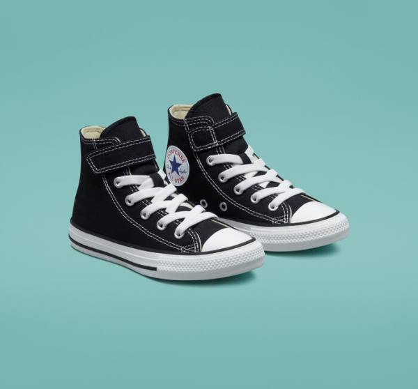 Tenis Cano Alto Converse Chuck Taylor All Star Easy-On Pretas Bege Branco | CV-520QFS