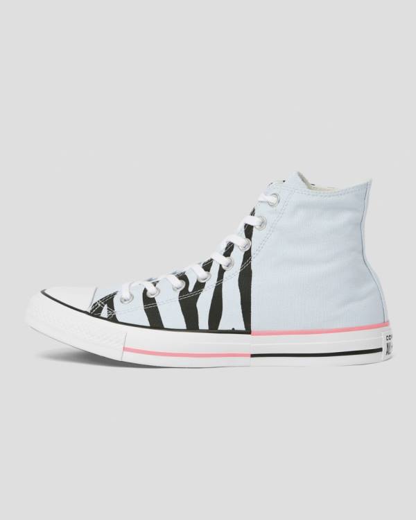 Tenis Cano Alto Converse Chuck Taylor All Star Sun Blocked Icon Print Azuis | CV-603MDJ