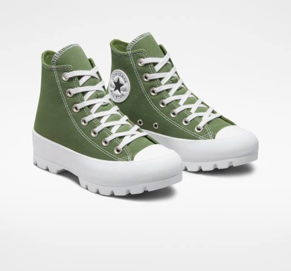 Tenis Cano Alto Converse Chuck Taylor All Star Lugged Seasonal Color Branco Pretas | CV-617CRD