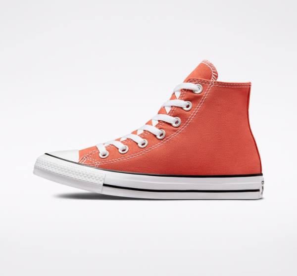 Tenis Cano Alto Converse Chuck Taylor All Star Seasonal Color Laranja | CV-617CVY