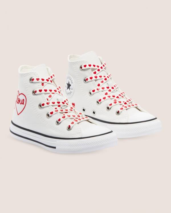 Tenis Cano Alto Converse Chuck Taylor All Star Street Love Thread Branco | CV-619EMI