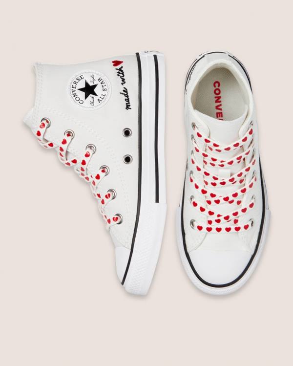 Tenis Cano Alto Converse Chuck Taylor All Star Street Love Thread Branco | CV-619EMI