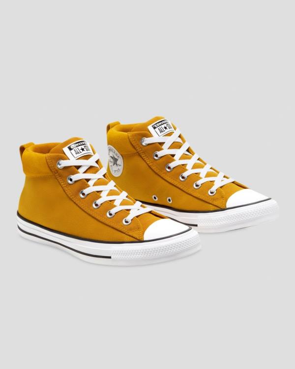 Tenis Cano Alto Converse Chuck Taylor All Star Street Mix And Match Amarelas | CV-643UVN